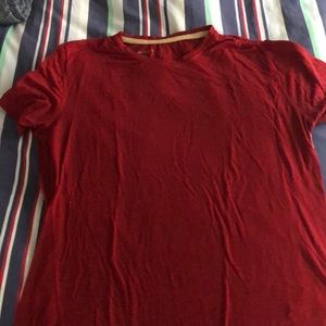 Yoga smoga light weight red shirt never worn